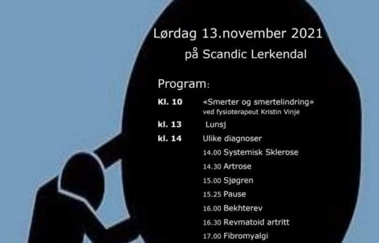 Konferanse om smerte og ulike diagnoser, Lørdag 13.november.21.