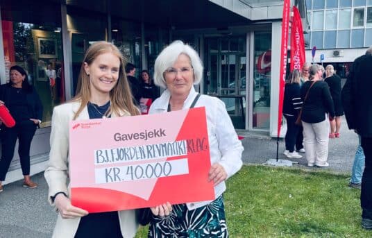 Gavesjekk fra Sparebanken Norge
