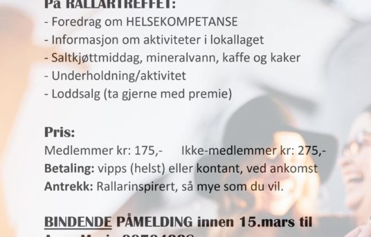 Rallartradisjon i narvik – og tema Helsekompetanse