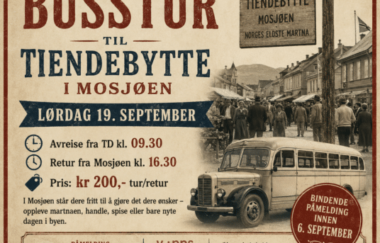 Busstur til Tiendebytte i Mosjøen
