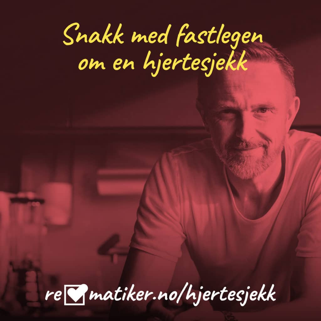 Snakk med fastlegen om en hjertesjekk