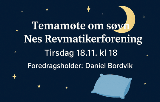 TEMAMØTE OM SØVN TIRSDAG 18.11.!
