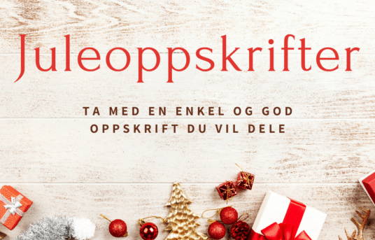 Onsdagstreffet – juleoppskrifter