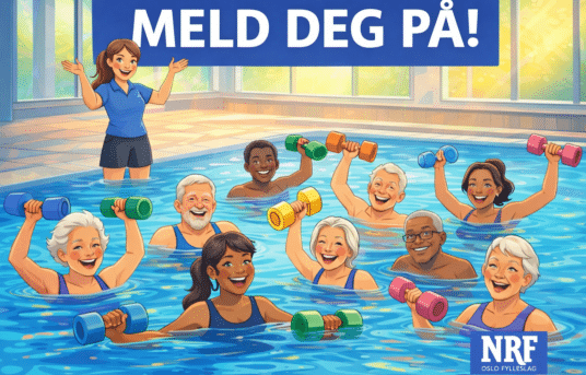Meld deg på bassengtrening!