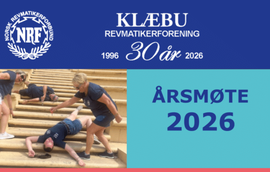 Årsmøte 2026 Klæbu revmatikerforening